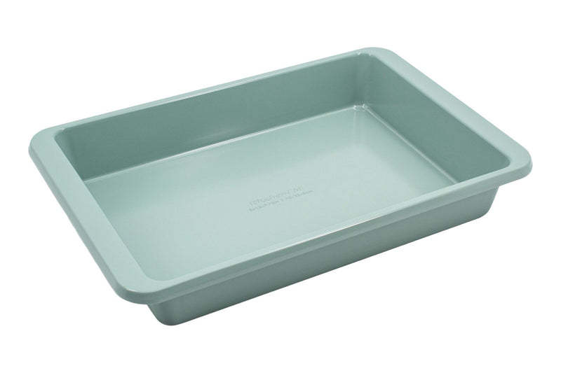 KitchenAid Oblong Cardamom Non-Stick Cake Pan with Handle, 9x13-in G1