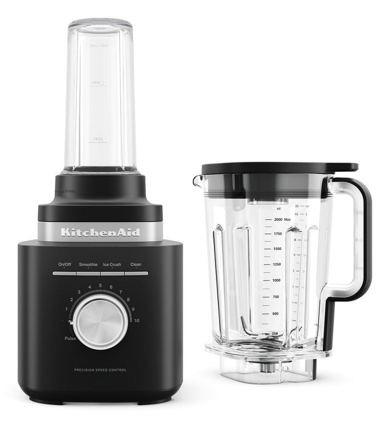 KitchenAid Single Blender with Jar, Precision Control, Black R0