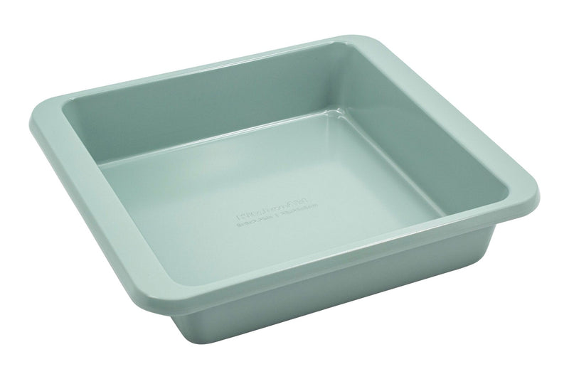 KitchenAid Square Cardamom Non-Stick Steel Cake Pan, 9x9x2-in W6