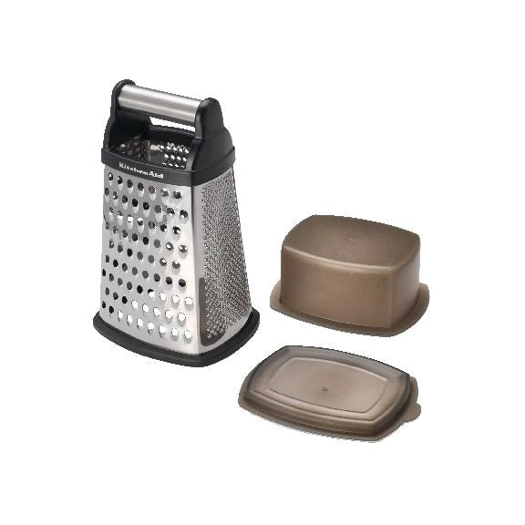 KitchenAid Stainless Steel Boxed Grater with Bottom Container Q9