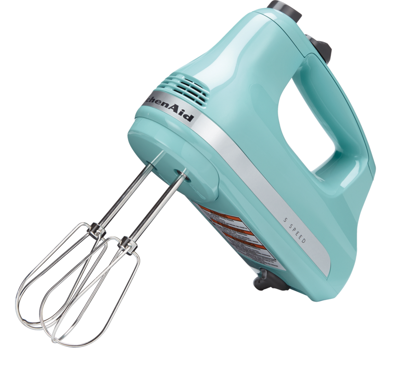 KitchenAid Ultra Power 5-Speeds Hand Mixer with Turbo Beater Aqua Sky N8