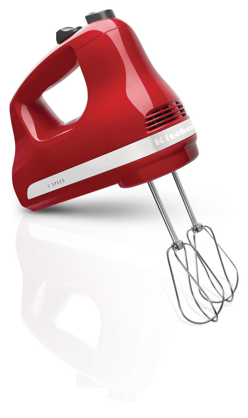 KitchenAid Ultra Power 5-Speeds Hand Mixer with Turbo Beater Empire Red D0