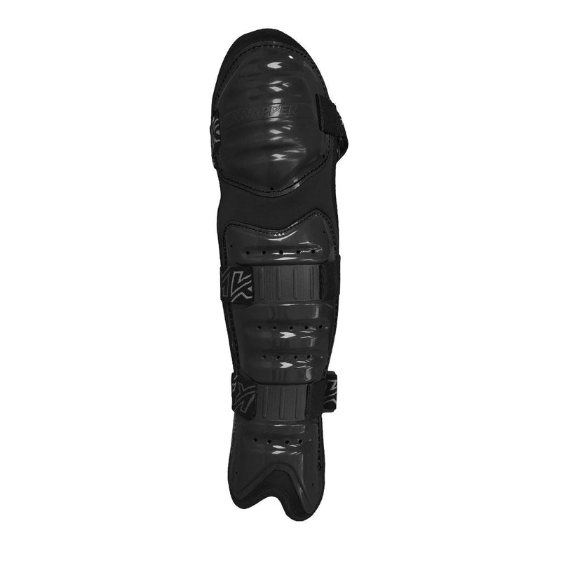 Knapper AK3 Dek Hockey Shin Guards, Black, Assorted Sizes R6