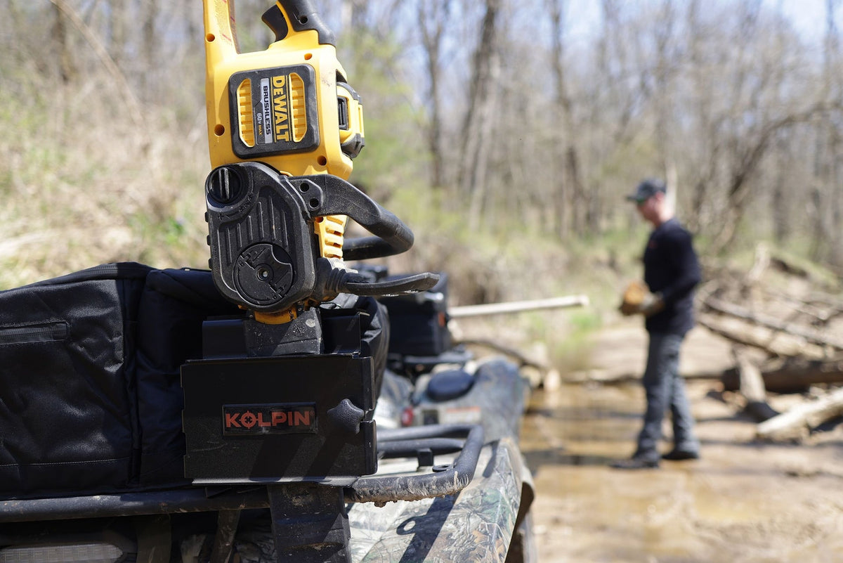 Kolpin 20044 Universal Chain Saw Press II Bracket, Black