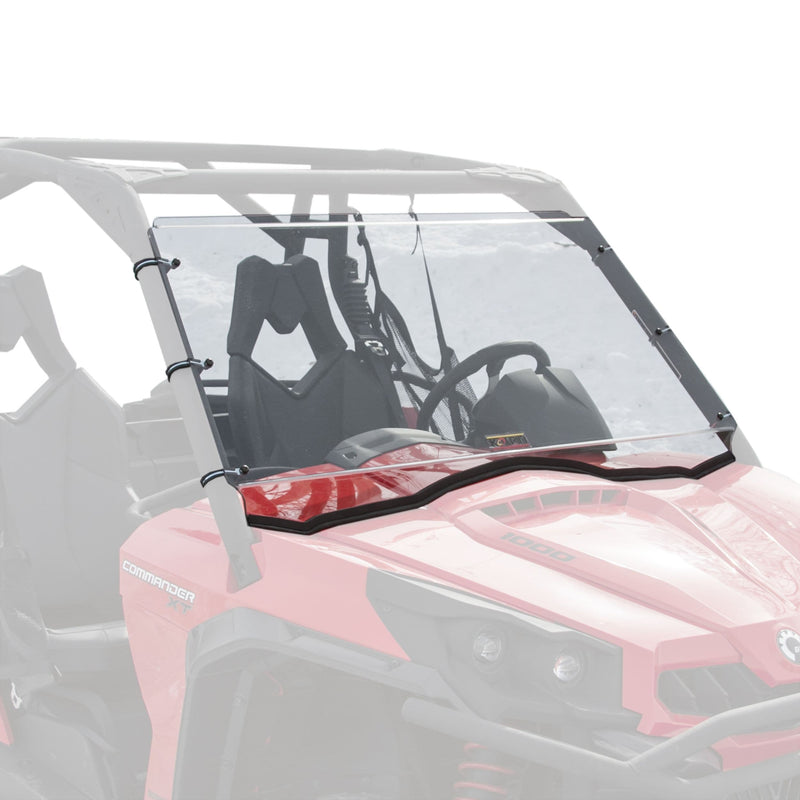 Kolpin Hard Coated Full Fixed Windshield, Cam-Am Commander B1