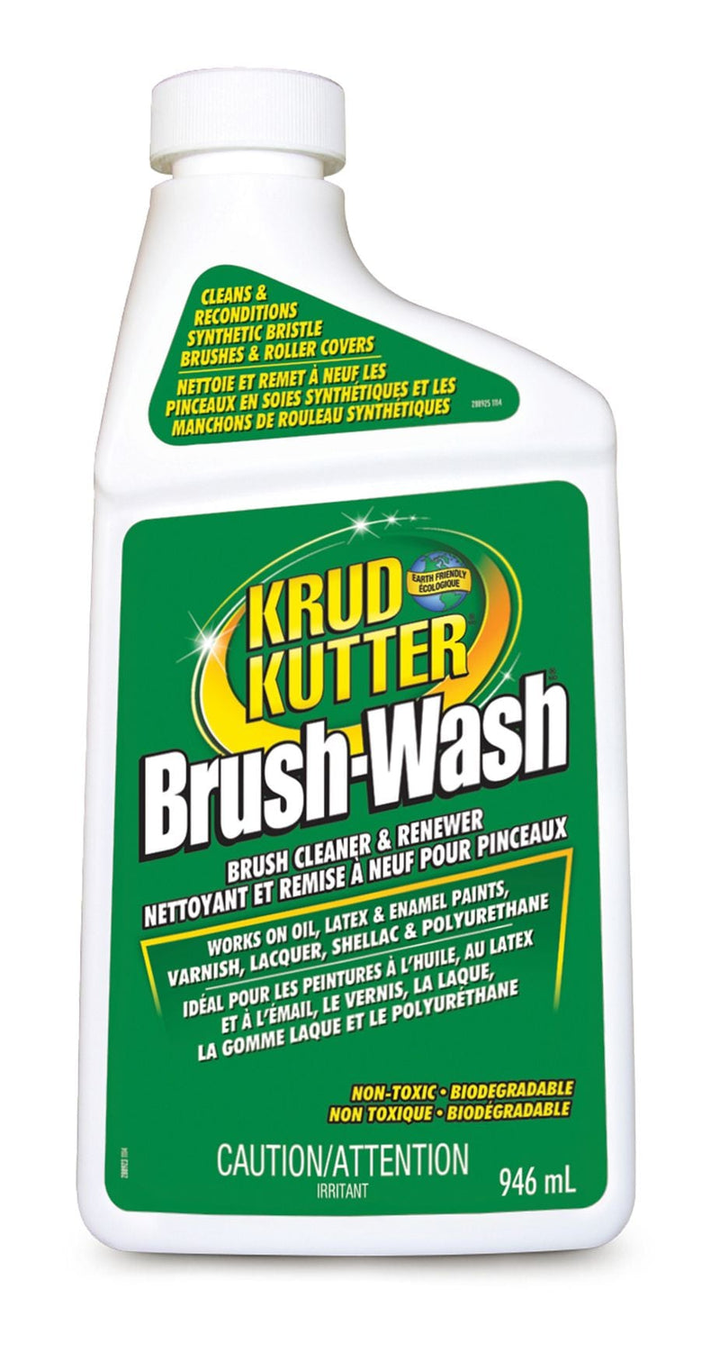 Krud Kutter Brush-Wash Cleaner & Renewer For Oil, Latex & Enamel Paint, Non-Toxic, 946-mL Y2