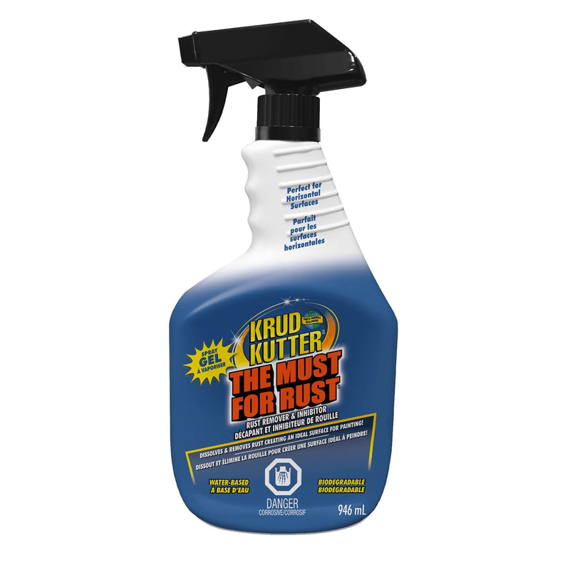 Krud Kutter Rust Remover Spray & Inhibitor, Water-Based, Biodegradable, 946-mL Z1