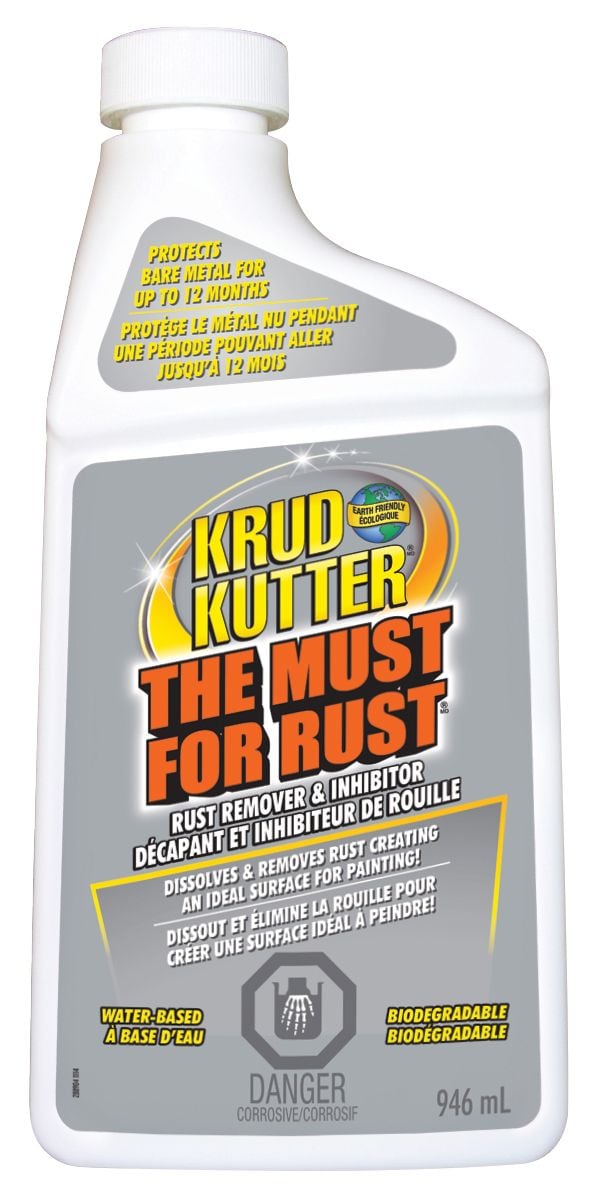 Krud Kutter Water-Based Liquid Rust Remover & Inhibitor, Biodegradable, 946-mL Q3