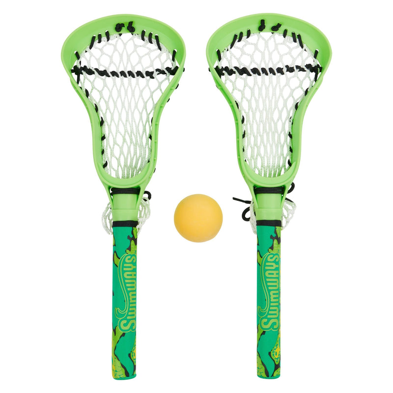 Lacrosse Stick Set, Multi-Coloured, 2-pk, Ages 5+, for Beach/Pool Fun Activities A9