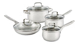 Lagostina Classico Stainless Steel Cookware Set, 8-pc