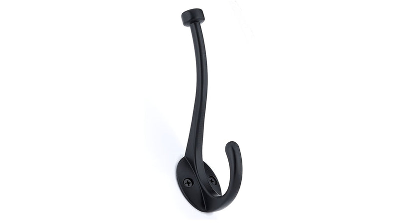 Large Traditional Double Hook, Matte Black C3
