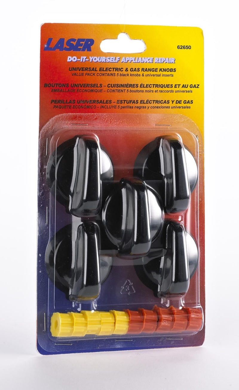 Laser 62650/2 Universal Electric/Gas Stove Replacement Dial Kit, Assorted X6