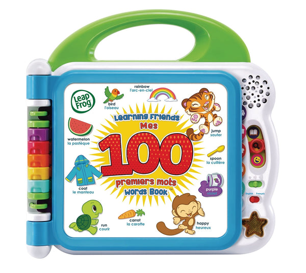 LeapFrog Learning Friends 100 Words Book Play Toy For Toddlers, Bilingual, Ages 18m+ S2