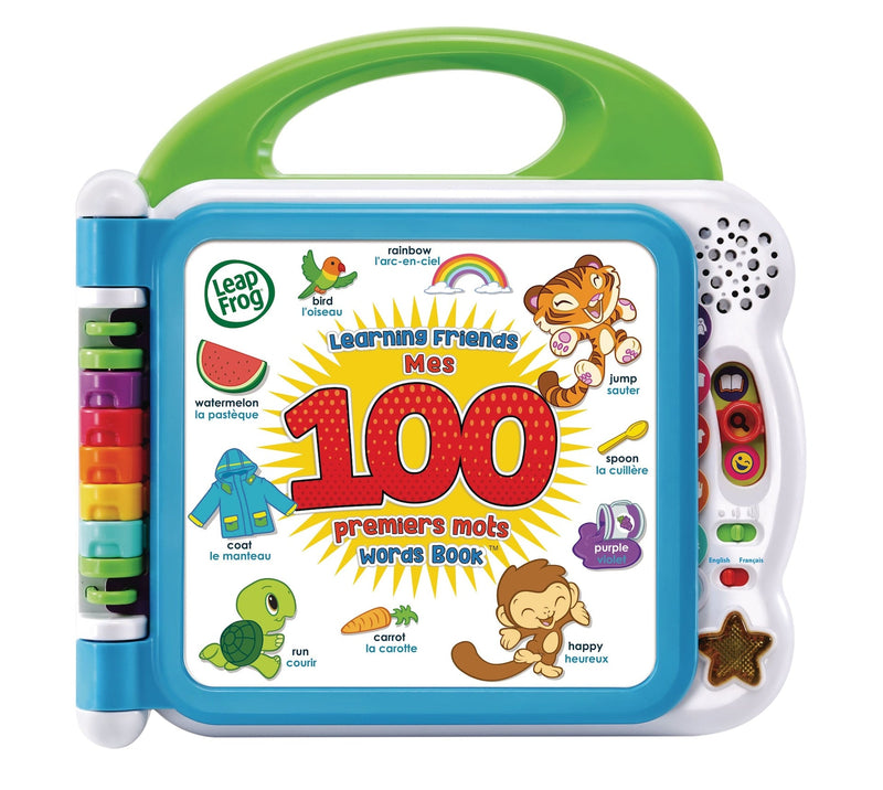 LeapFrog Learning Friends 100 Words Book Play Toy For Toddlers, Bilingual, Ages 18m+ S2