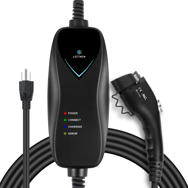 Lectron 15A Level 1 NEMA 5-15 J1772 EV Charger E5