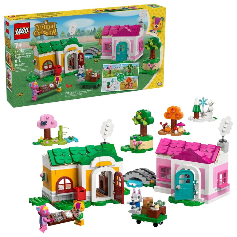 LEGO Animal Crossing Creative Houses: Seasons of Fun - 77057, 814-pcs, Ages 7+ B9