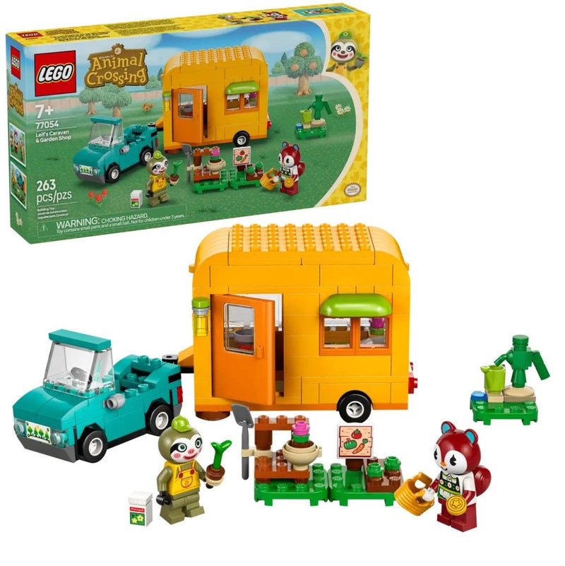 LEGO Animal Crossing Leif's Caravan & Garden Shop - 77054, 263-pcs, Ages 7+ J5