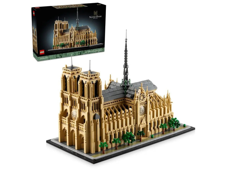 LEGO Architecture Landmarks Notre-Dame de Paris Building Set - 21061, 4383-pcs, Ages 18+ B9