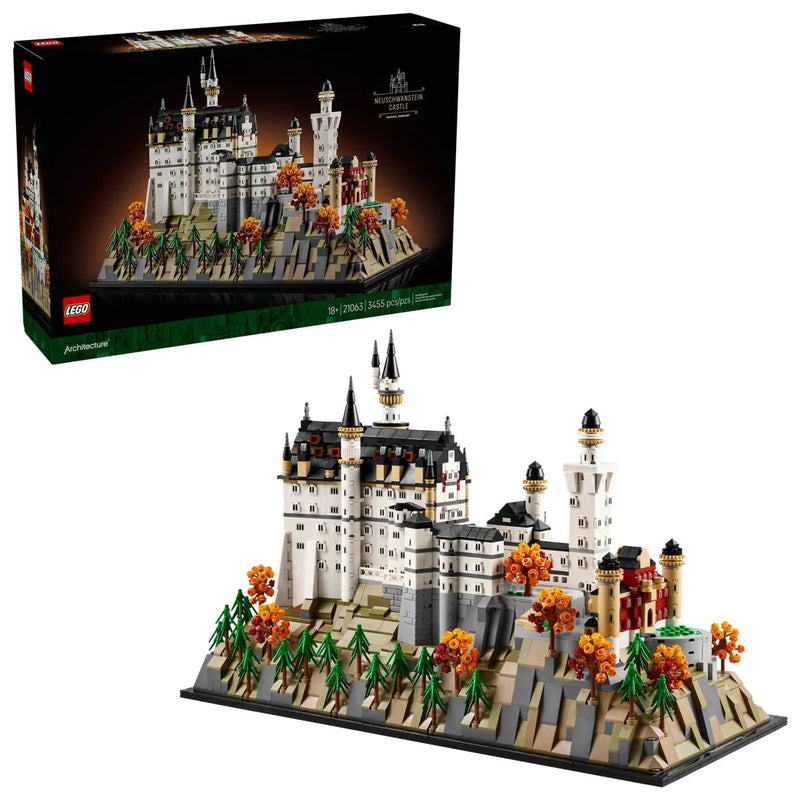 LEGO Architecture Neuschwanstein Castle - 21063, 3455-pcs, Ages 18+ E9