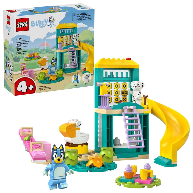LEGO Bluey's Playground Fun with Bluey and Chloe - 11201, 104-pcs, Ages 4+ S8