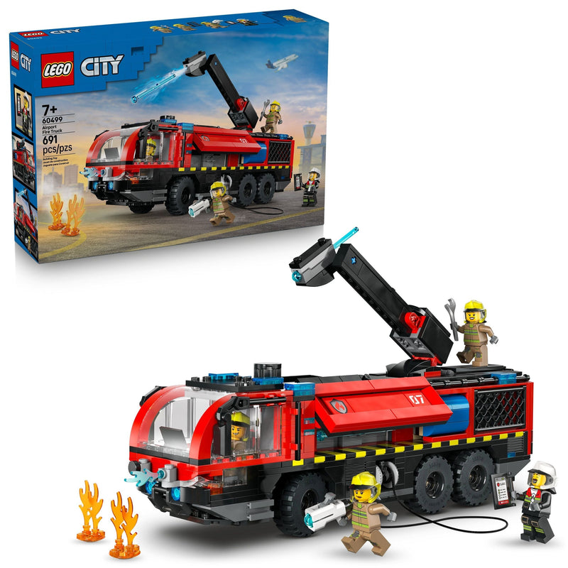 LEGO City Airport Fire Truck Building Set - 60499, 691-pcs, Ages 7+ Z0