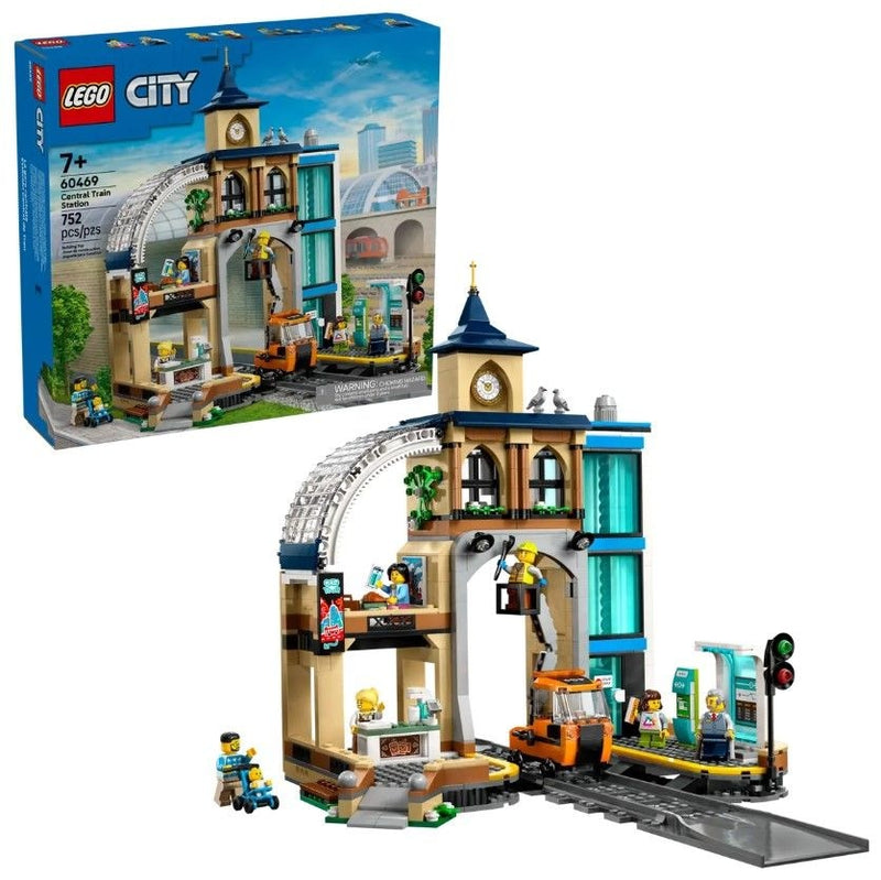 LEGO City Central Train Station - 60469, 752-pcs, Ages 7+ C4