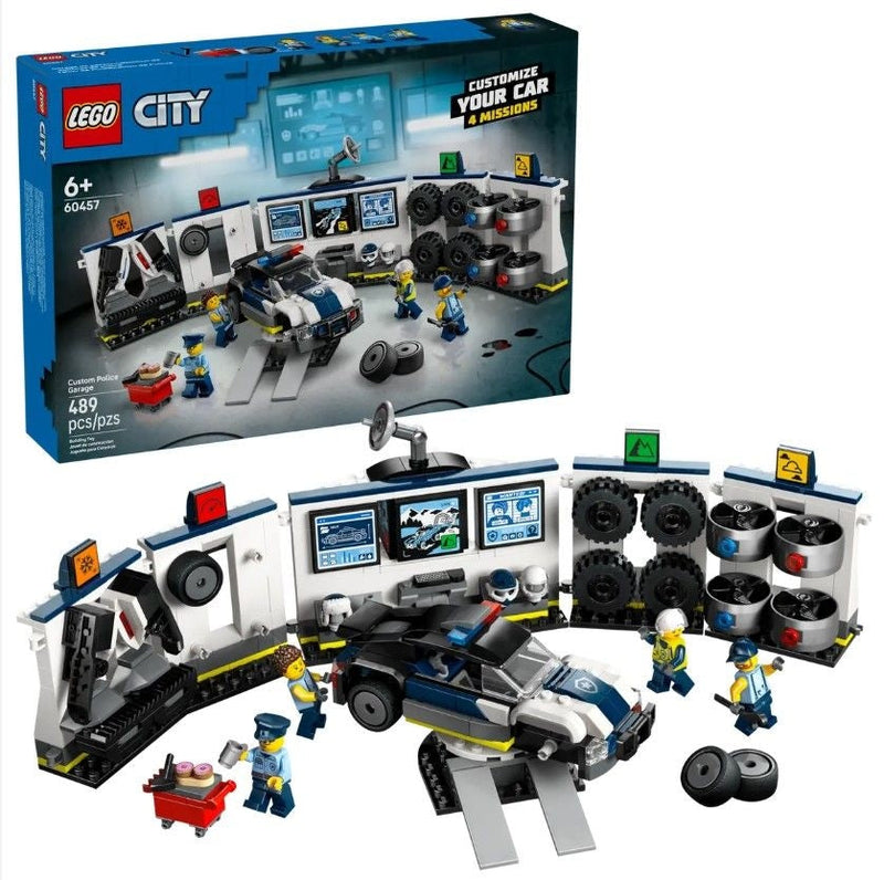 LEGO City Custom Police Car Garage - 60457, 489-pcs, Ages 6+ K8