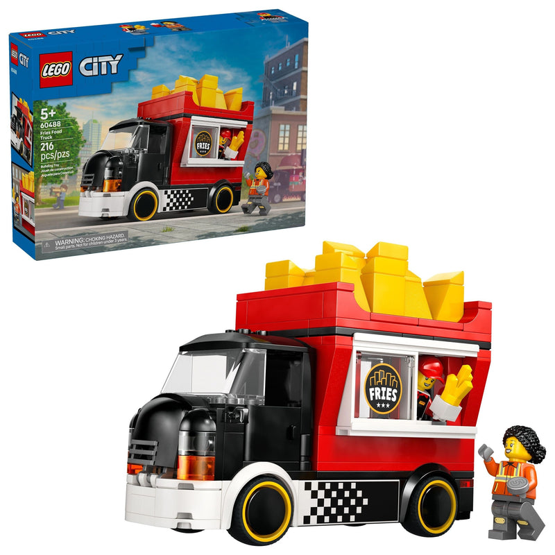LEGO City Fries Food Truck Building Set - 60488, 216-pcs, Ages 5+ A8