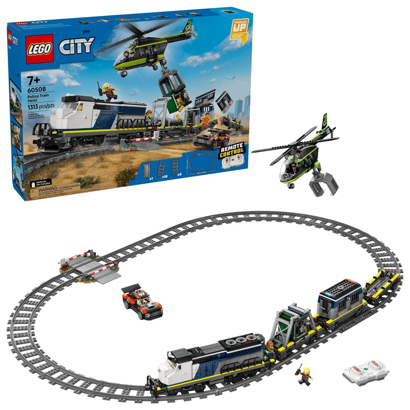 LEGO City Police Train Heist Building Toy Set - 60508, 1313-pc, Ages 7+ L7