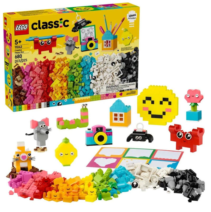 LEGO Classic Creative Happy Box - 11042, 680-pcs, Ages 5+ H1