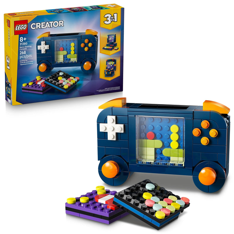 LEGO Creator 3-in-1 Retro Gaming Console Building Set - 31380, 268-pcs, Ages 8+ X2