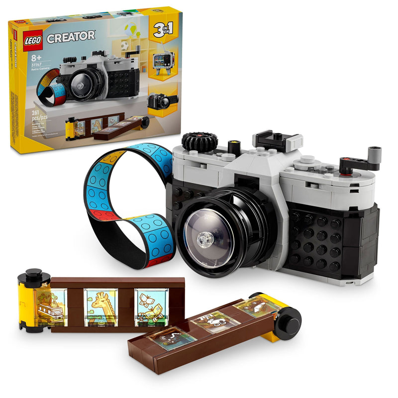 LEGO Creator Retro Camera Toy - 31147, 261-pcs, Ages 8+ F7