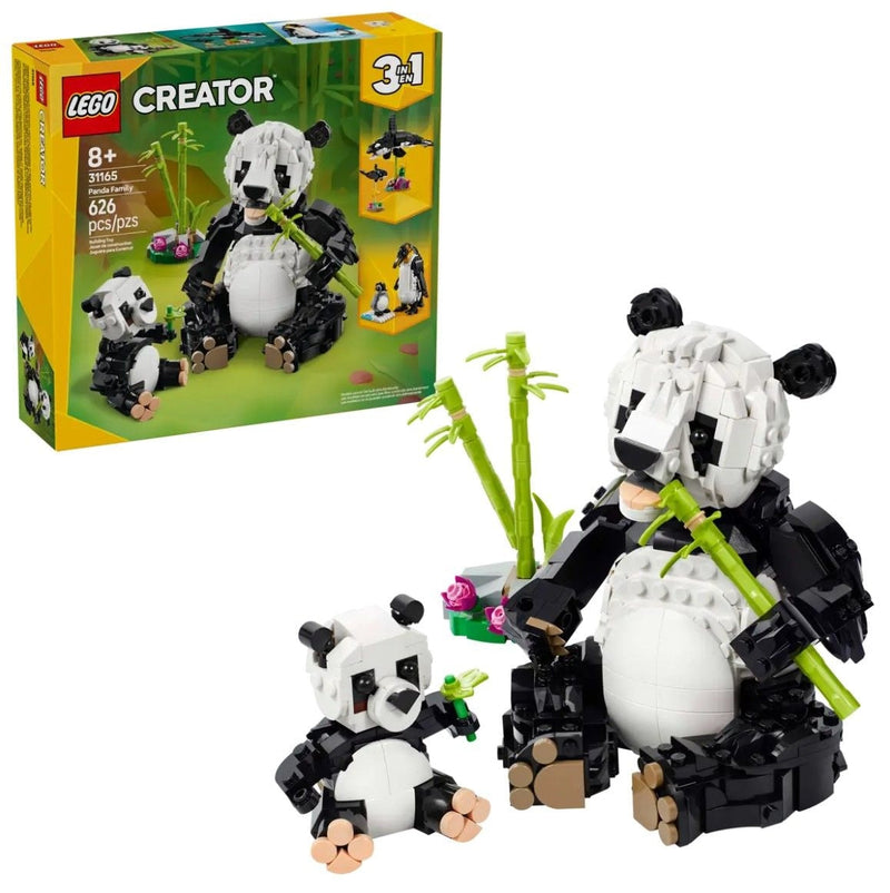 LEGO Creator Wild Animals: Panda Family - 31165, 626-pcs, Ages 8+ P8