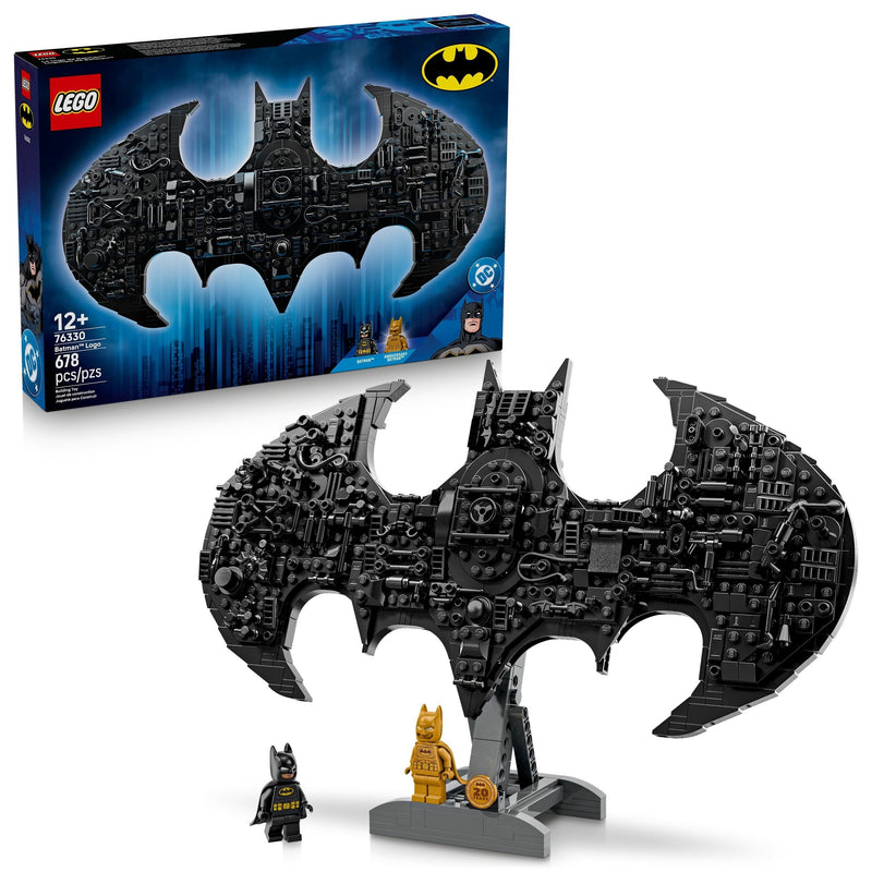 LEGO DC Batman: Batman Logo Building Set - 76330, 678-pcs, Ages 12+ J3