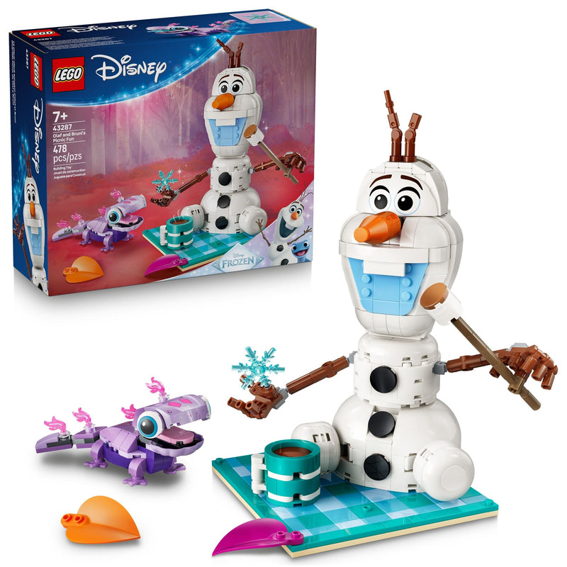 LEGO Disney Frozen Olaf & Bruni’s Picnic Fun Toy Building Set - 43287, 478-pcs, Ages 7+ L9
