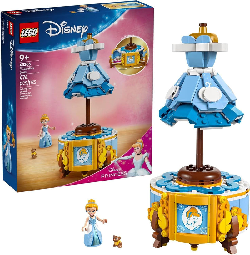 LEGO Disney Princess Cinderella’s Dress Toy - 43266, 474-pcs, Ages 9+ R7