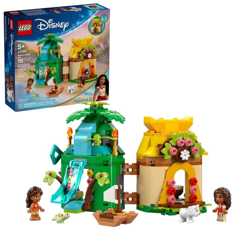 LEGO Disney Princess Moana's Island Fun Interactive Set - 43260, 175-pcs, Ages 5+ N3
