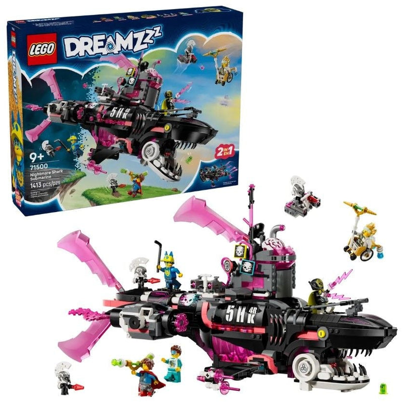 LEGO DREAMZzz Nightmare Shark Submarine - 71500, 1413-pcs, Ages 9+ J9