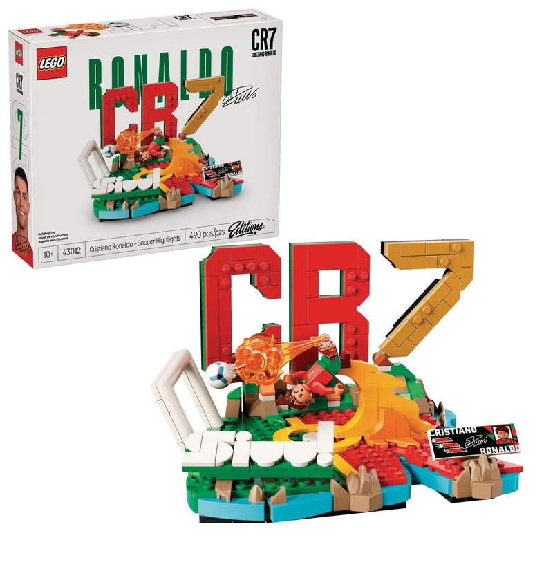 LEGO Editions Cristiano Ronaldo, Soccer Highlights - 43012, 490-pcs, Ages 10+ A7