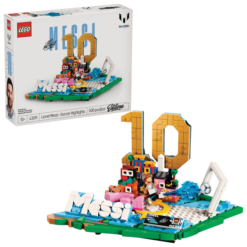 LEGO Editions Lionel Messi, Soccer Highlights - 43011, 500-pcs, Ages 10+ M7