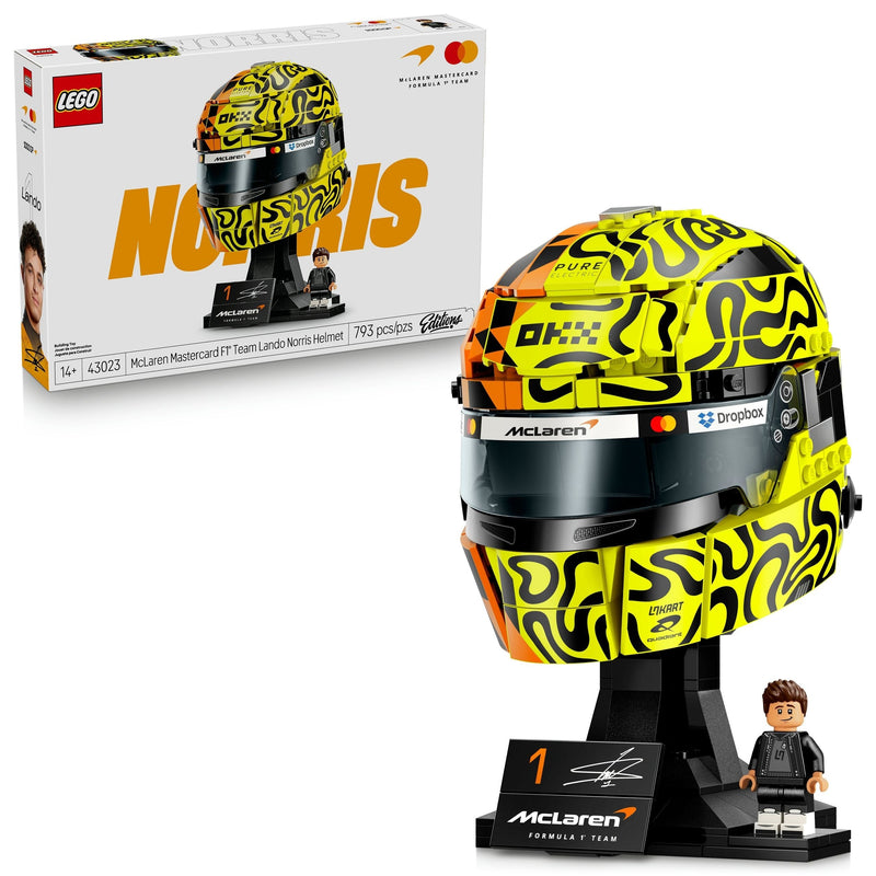 LEGO Editions McLaren Mastercard Lando Norris Helmet - 43023, 793-pcs, Ages 14+ C7
