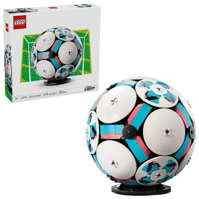 LEGO Editions Soccer Ball - 43019, 1498-pcs, Ages 10+ Y3