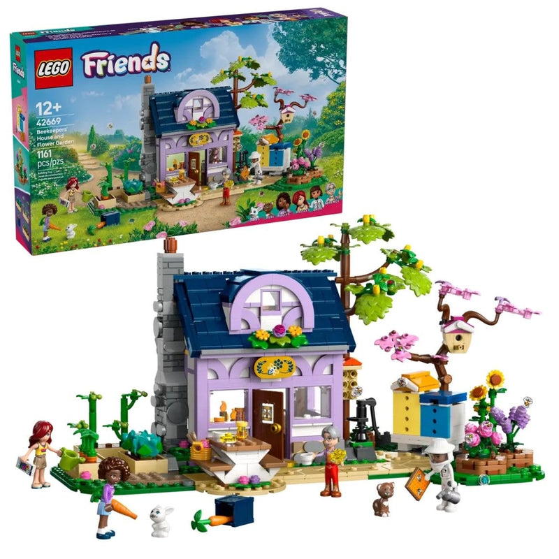 LEGO Friends Beekeepers House and Flower Garden Set - 42669, 1161-pcs, Ages 12+ C6