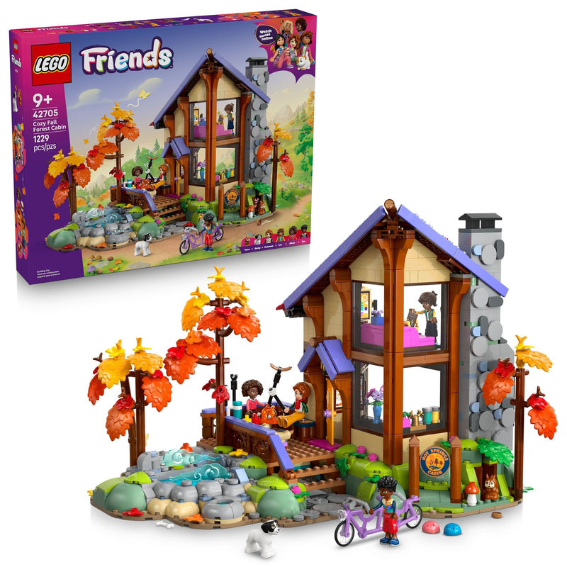 LEGO Friends Cozy Fall Forest Cabin 42705 Q1