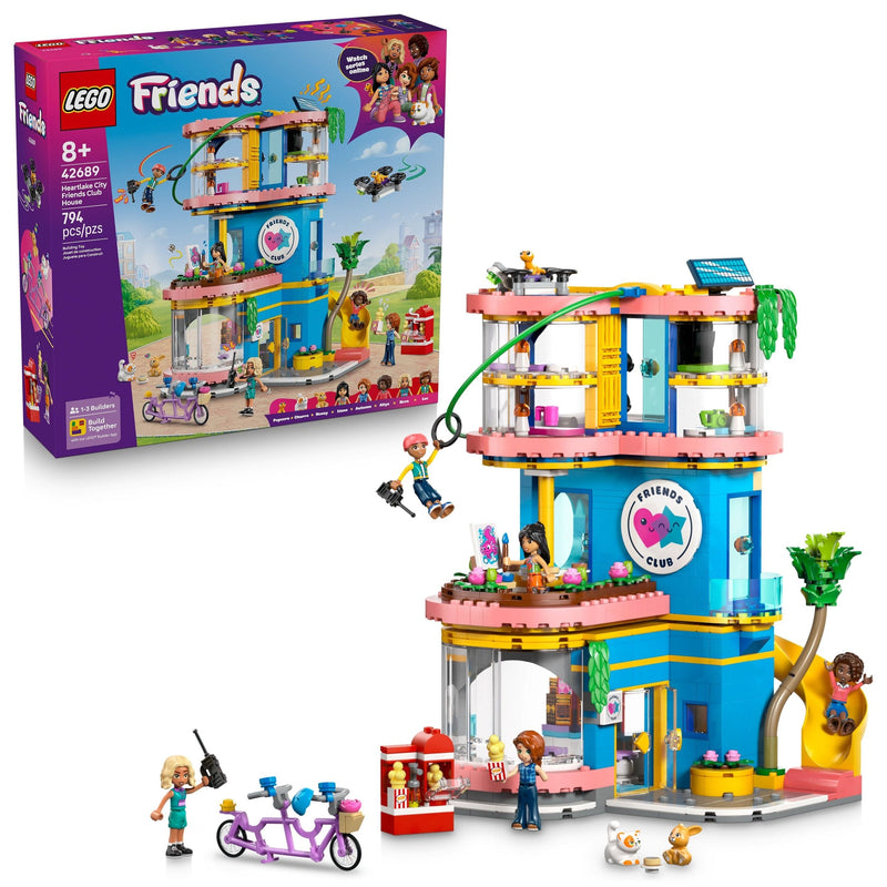 LEGO Friends Heartlake City Friends Club House Building Set - 42896, 794-pcs, Ages 8+ X3