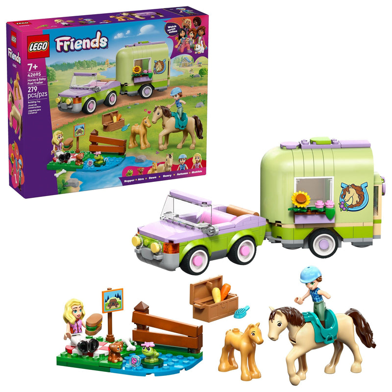 LEGO Friends Horse & Baby Foal Trailer - 42695, 279-pcs, Ages 6+ T6
