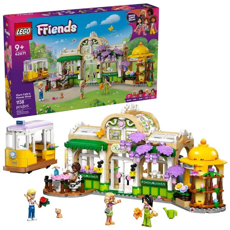 LEGO Friends Plant Café and Flower Shop - 42671, 1138-pcs, Ages 9+ V3