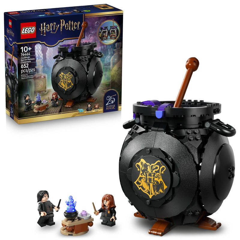 LEGO Harry Potter Cauldron: Secret Potions Classroom Building Set - 76464, 652-pcs, Ages 10+ J7