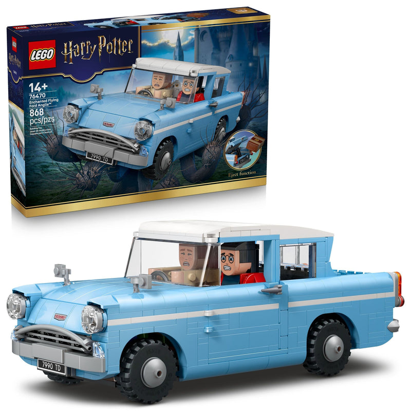 LEGO Harry Potter Enchanted Flying Ford Anglia Toy Building Set - 76470, 868-pcs, Ages 14+ M1
