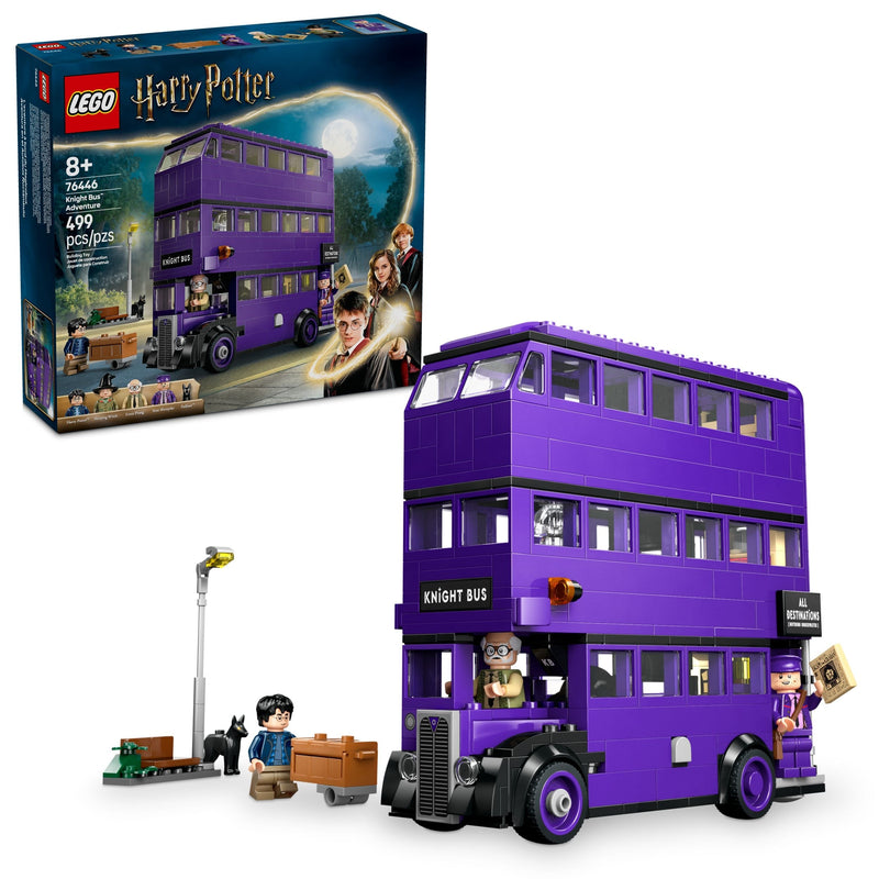 LEGO Harry Potter Knight Bus Adventure Building Set - 76446, 499-pcs, Ages 8+ W7